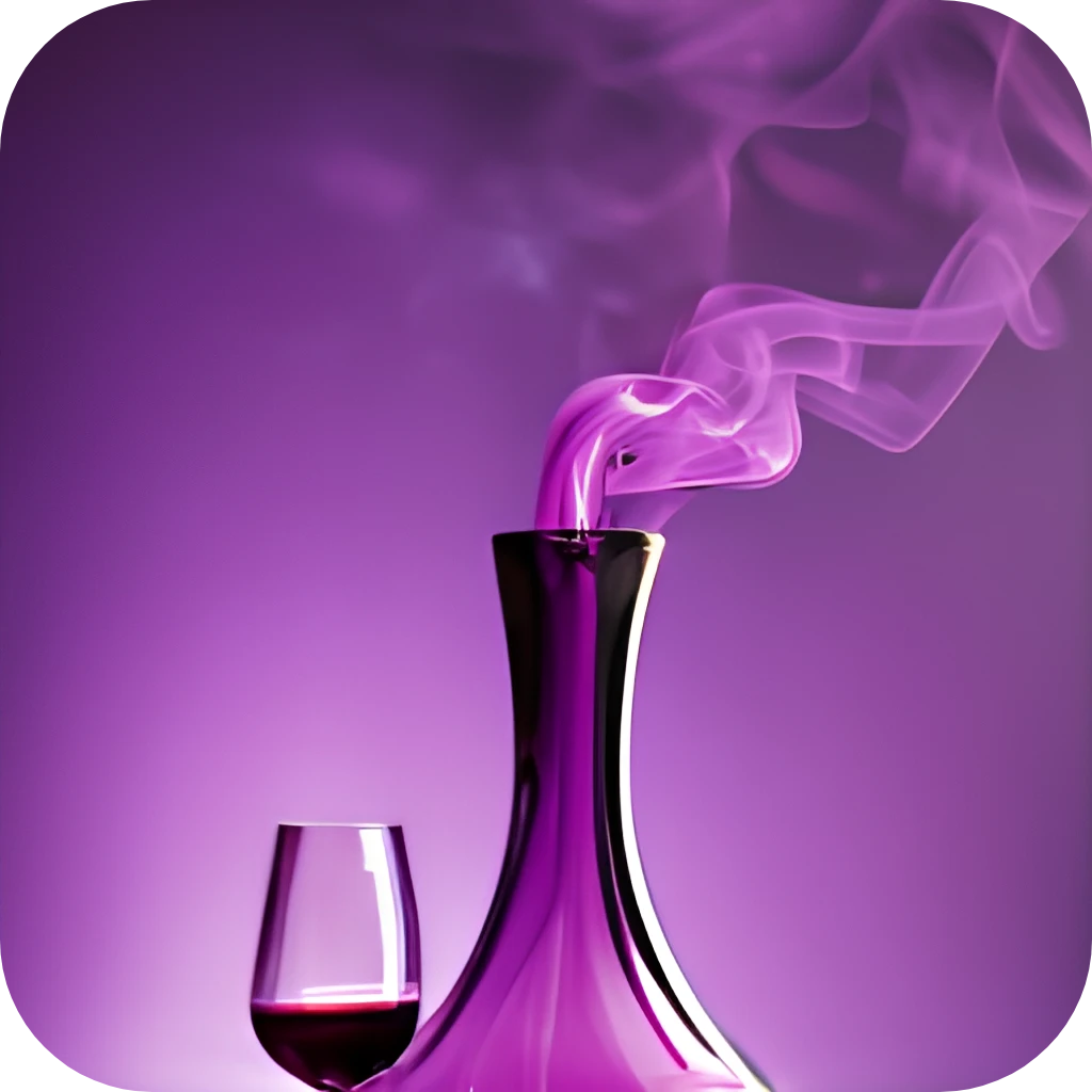 Early VinoTron concept art exploring wine vapor and aroma